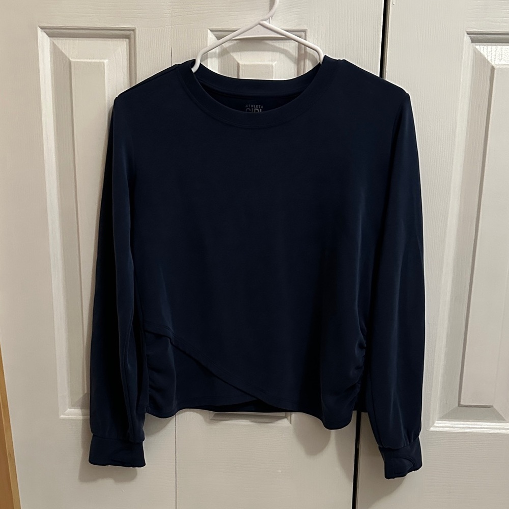Athleta Dark Blue Girl's Sweatshirt